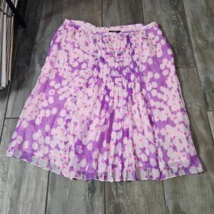 Philippe Adec Silk Skirt